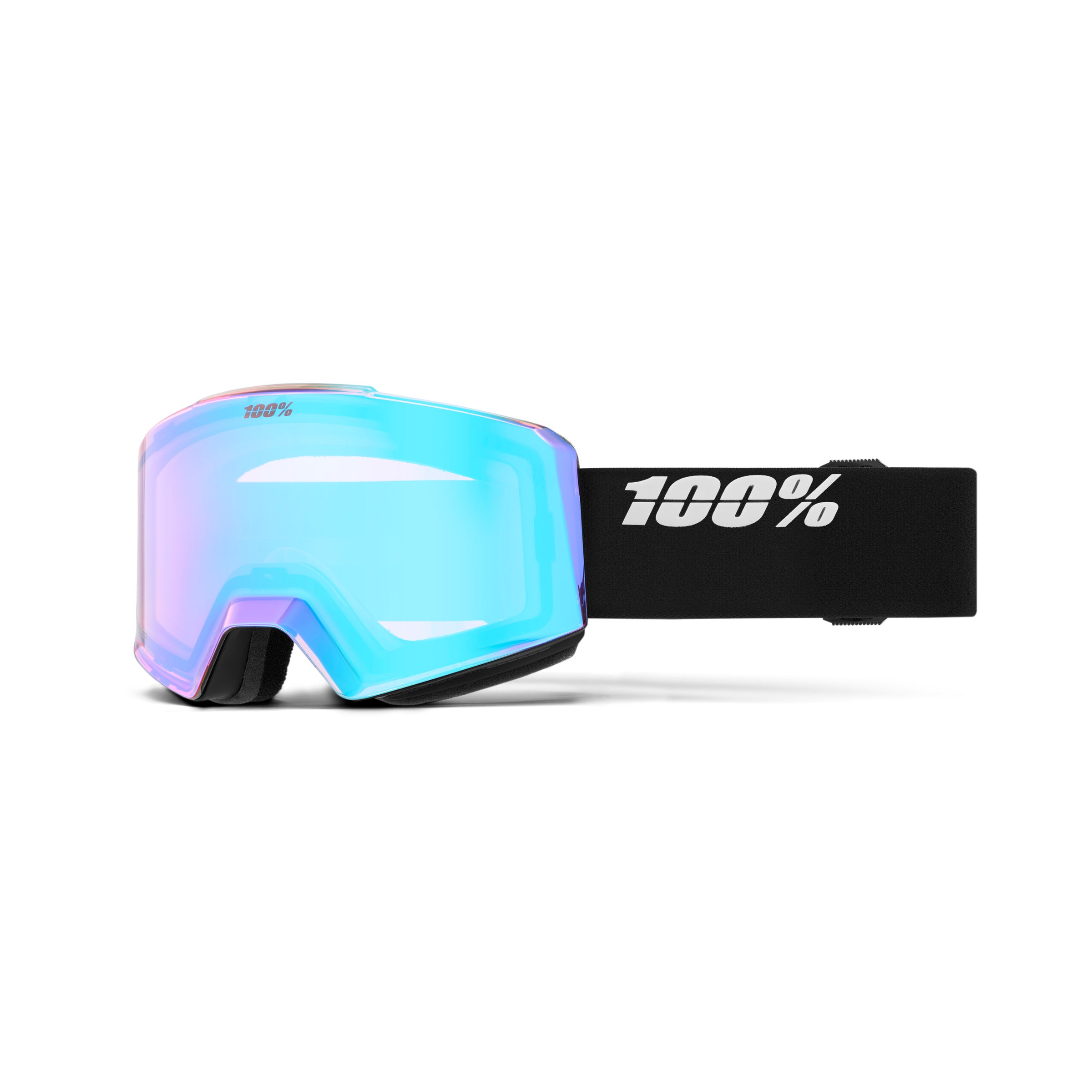 100%]NORG AF HiPER Goggle Black/Silver - Mirror Silver Lens