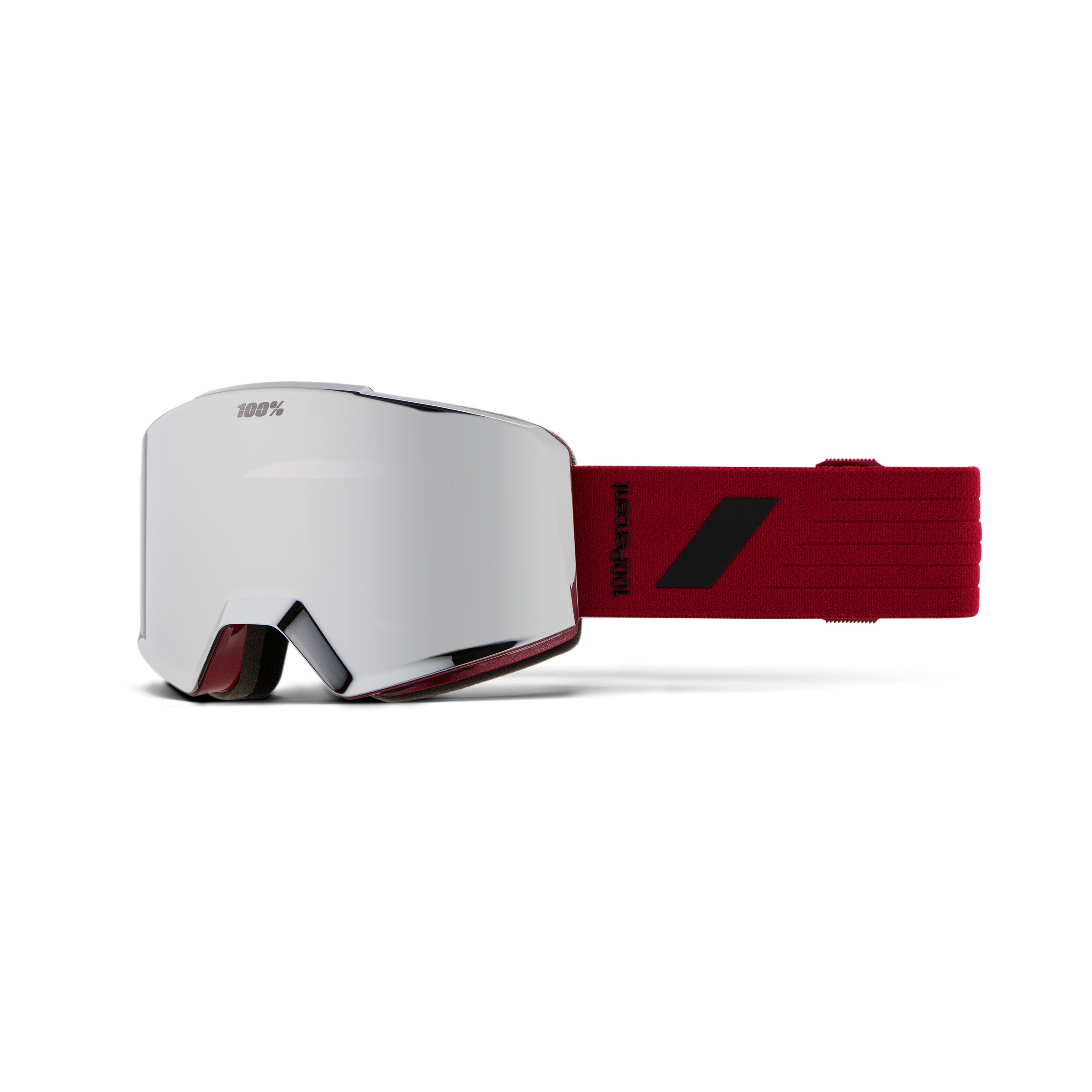 100%]NORG AF HiPER Goggle Black/Silver - Mirror Silver Lens