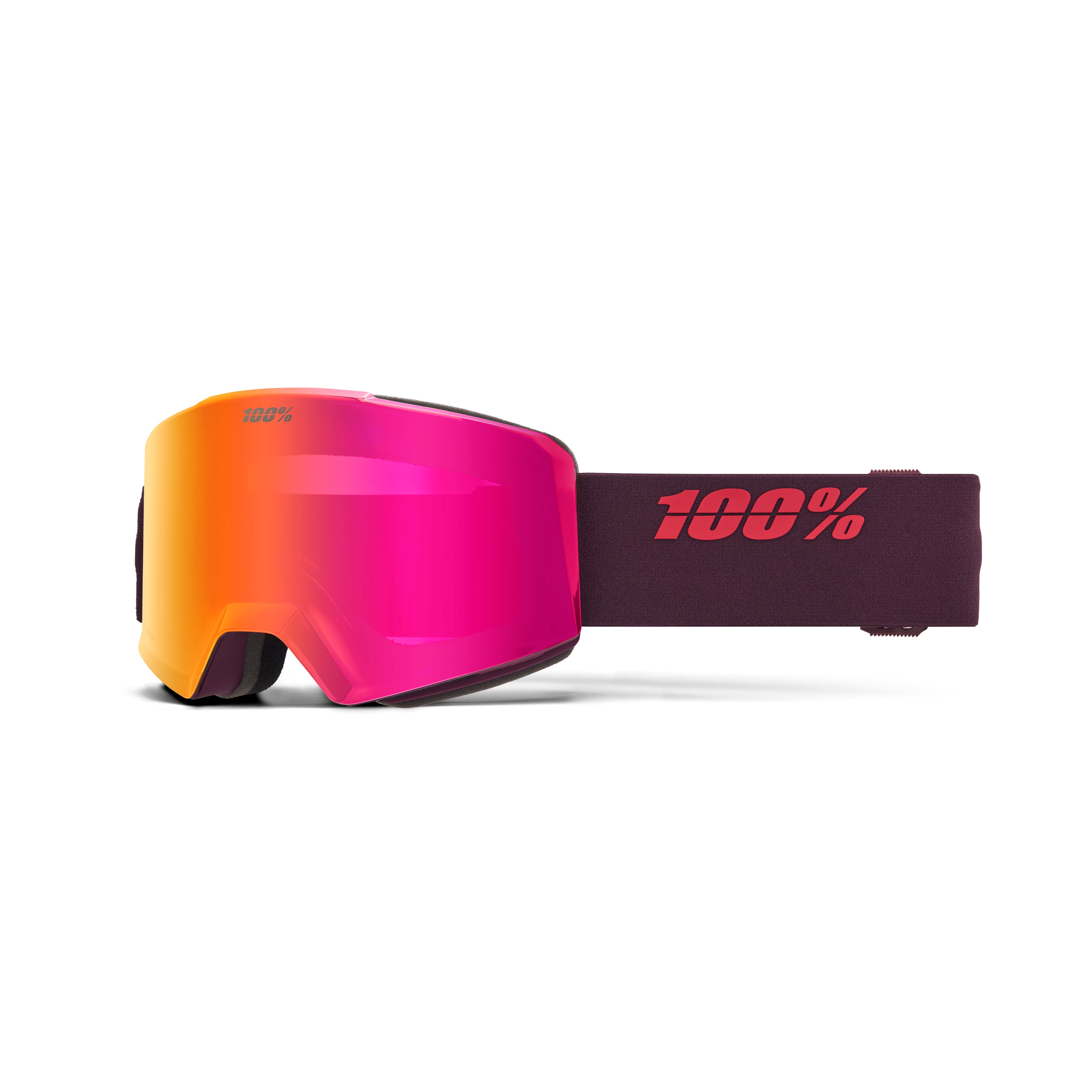 NORG AF HiPER Goggle Deep Cherry - Mirror Dark Red Lens | ONYSPO