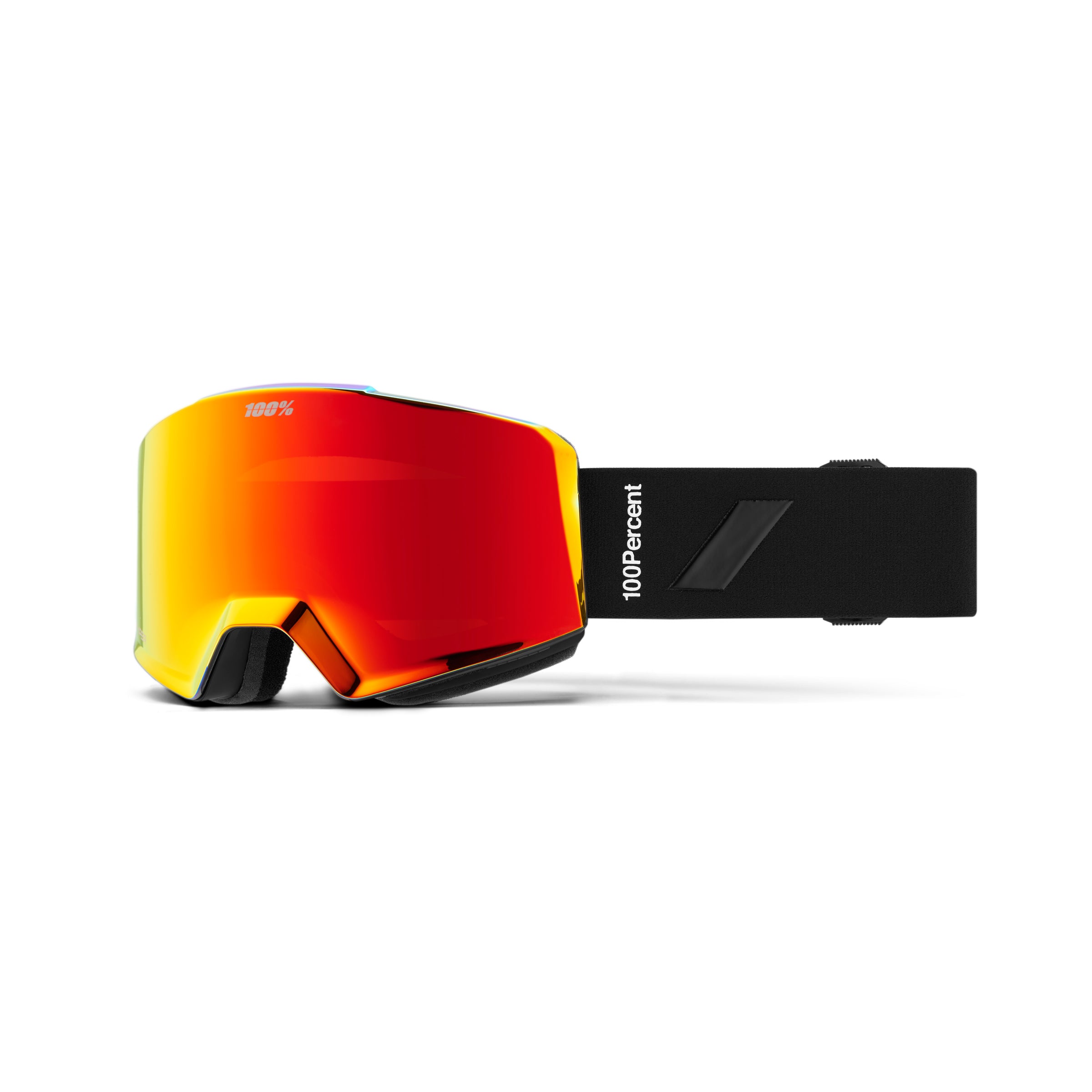 100%]NORG AF HiPER Goggle Black/Red - Mirror Red Lens | ONYSPO